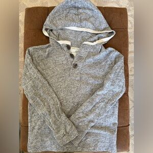 Crewcuts Heather Gray Hooded Sweater